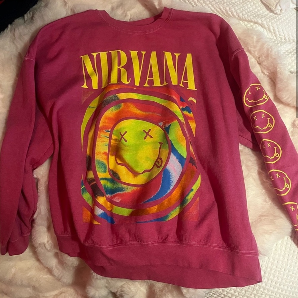 urban outfitters oversized nirvana crewneck